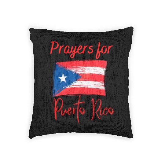 Puerto Rico Prayers Woven Pillows
