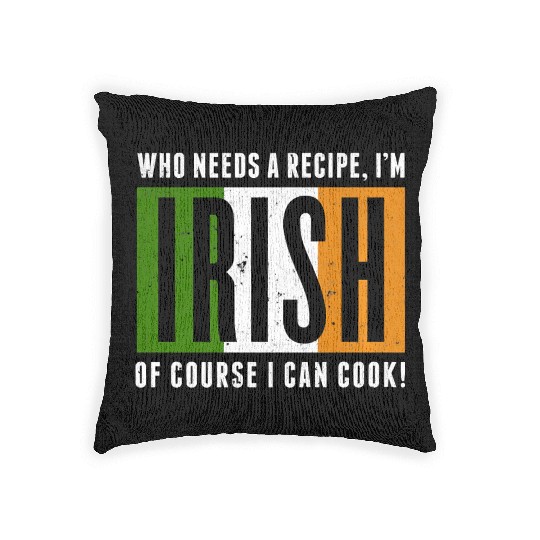 Funny Irish Cook Woven Pillows Irish Cooking Woven Pillows