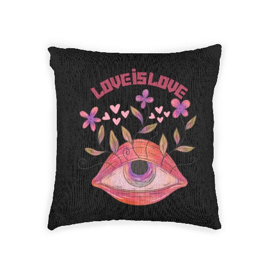 Love is Love Woven Pillows