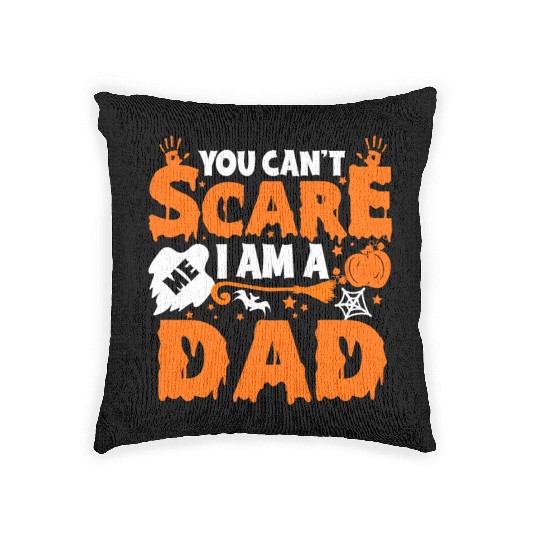 Dad Halloween Gift Halloween Day Family Party Woven Pillows