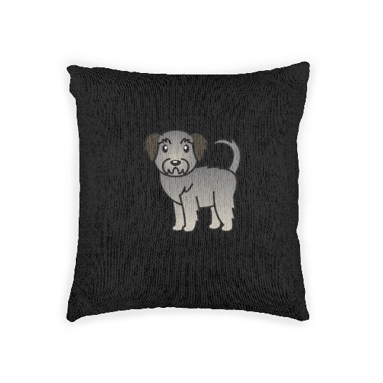 World's Best Irish Wolfhound Grandma Woven Pillows