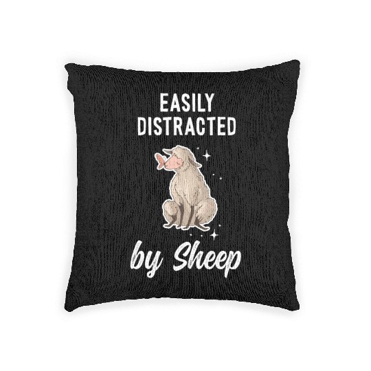 Cute Lamb Saying - Farmer & Sheep Woven Pillows