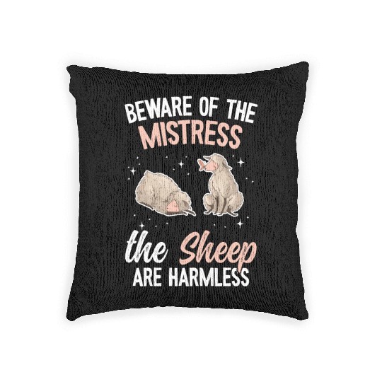 Cute Lamb Saying - Farmer & Sheep Woven Pillows
