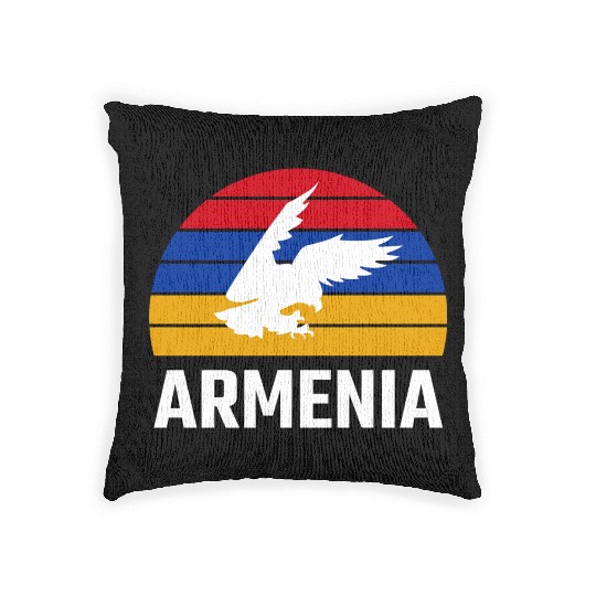 Armenia Armenian Flag Eagle Armenian Woven Pillows