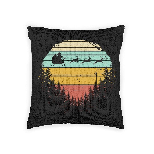 Christmas vintage Woven Pillows