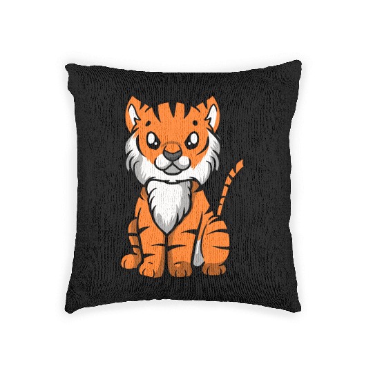 Tiger Woven Pillows