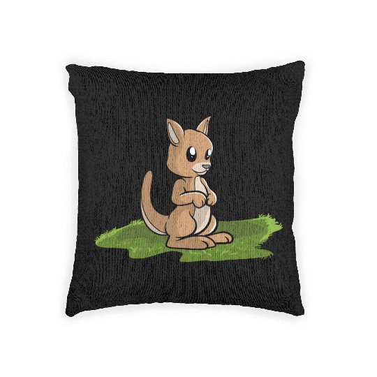 Kangaroo Woven Pillows