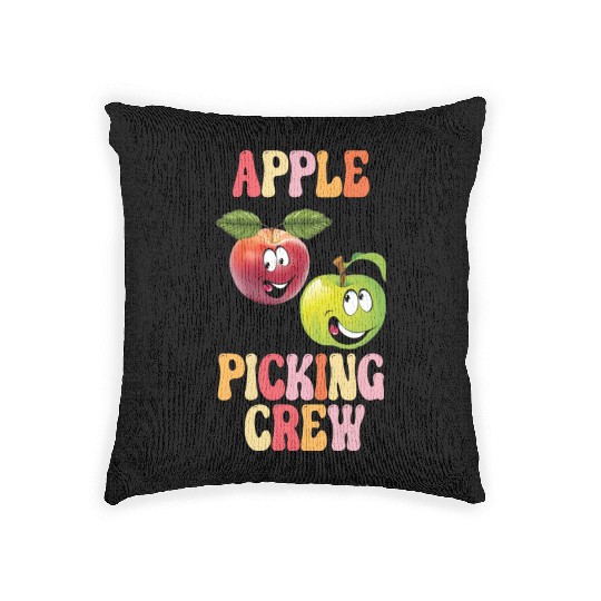 Apple Picking Crew Apple Picking Outfit Apple Woven Pillows