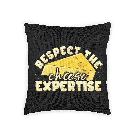 Gouda Cheese Slices charcuterie cheese board Woven Pillows