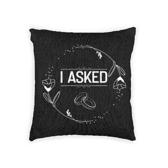 Hilarious Boyfriend Proposal Celebrations Woven Pillows