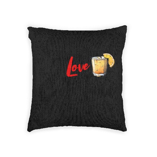 I Love Cock Tails Funny Sassy Cocktails Drinking Woven Pillows