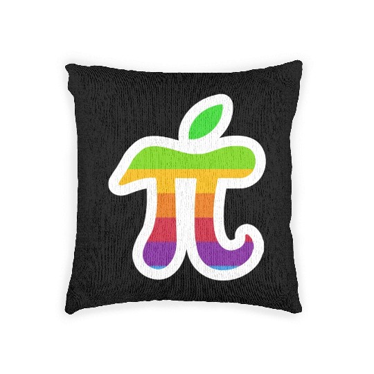 Fruit Engineer Nerd Birthday Gift Pi Day Woven Pillows Pu