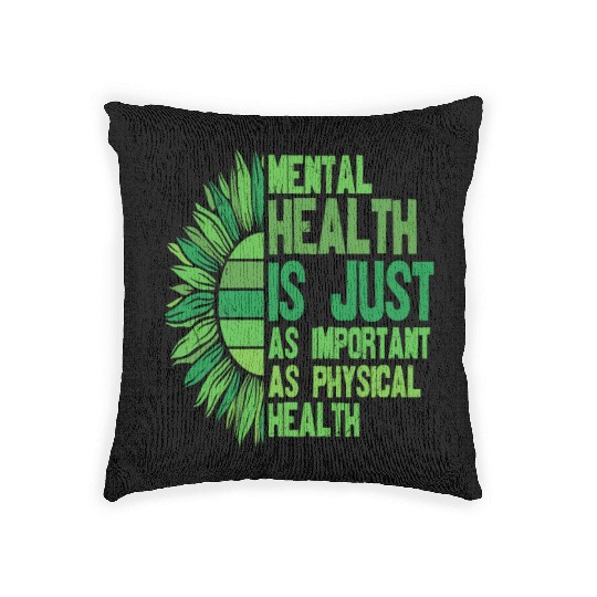 You Are Not Alone Mental Health Awareness Woven Pillows