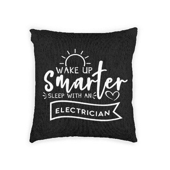 Lineman Designs Sleep With An Electrician Design W Woven Pillows