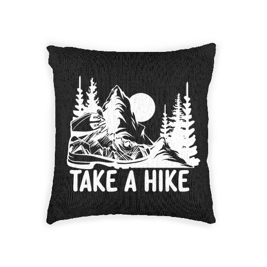 Go For A Hike, Take A Hike Woven Pillows