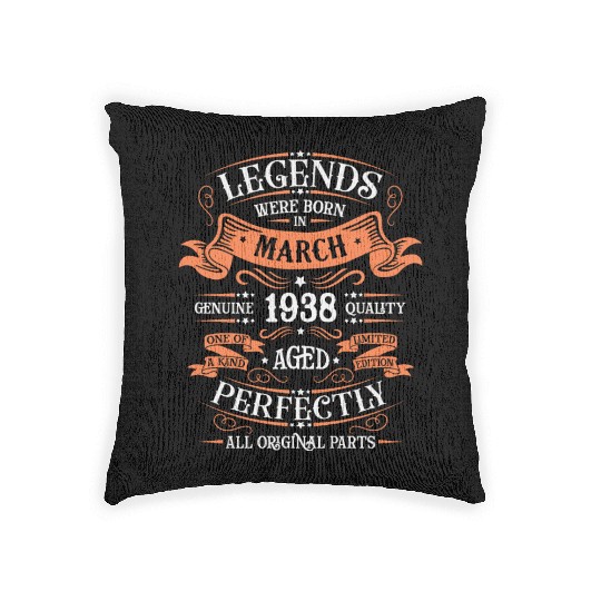 March 1938 Anniversary Vintage Gift Idea 1938 Woven Pillows