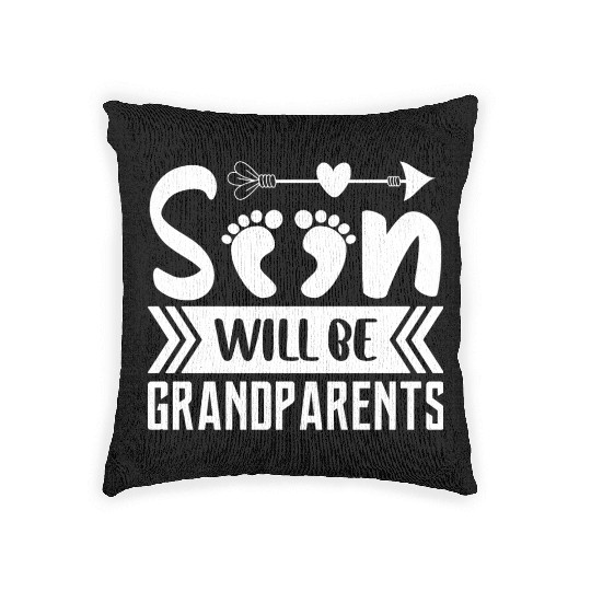 We Will Soon Become Grandparents, Be Grandparents Woven Pillows