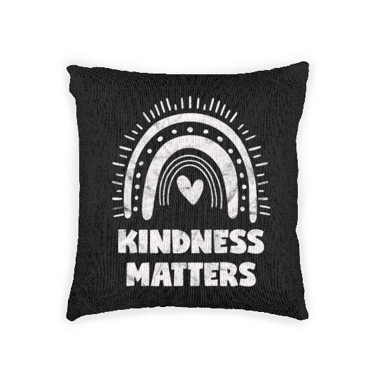 Kindness Matters Orange Unity Day Anti Bullying Pr Woven Pillows