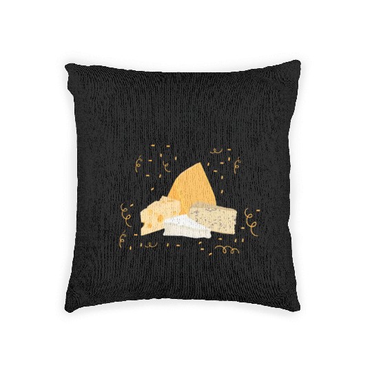 Super Cheesy Birthday Party Natal Day Cheese Woven Pillows