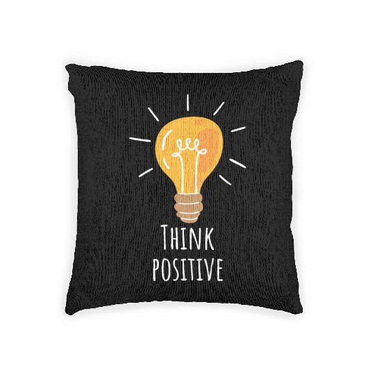 Think Positive Woven Pillows