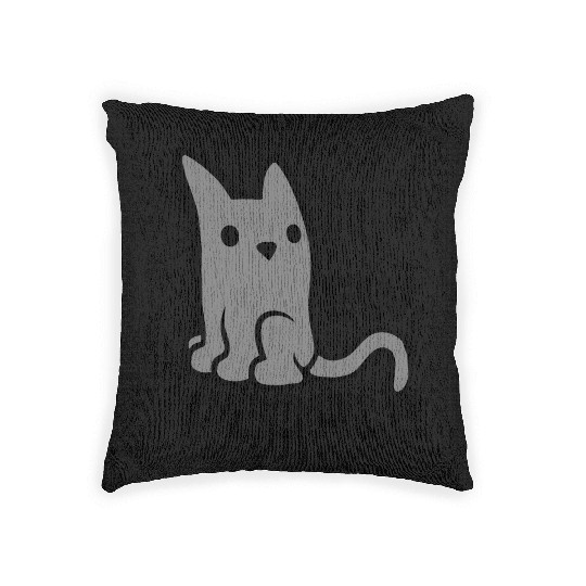 quote ew people cat Woven Pillows