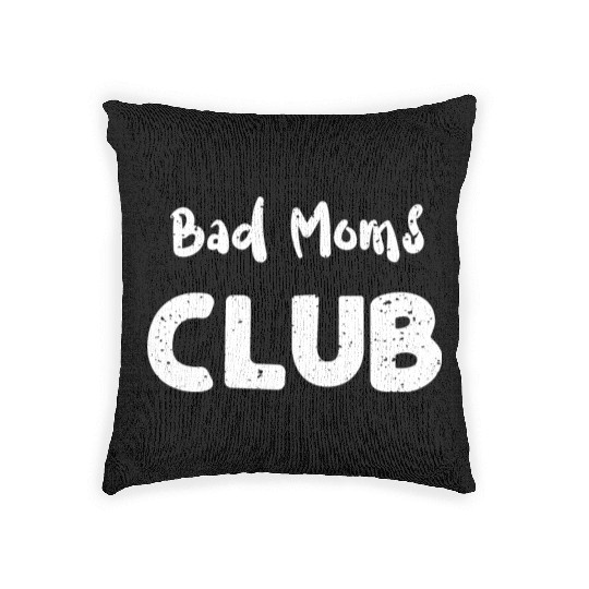 Bad Moms Club - Cheetah Woven Pillows