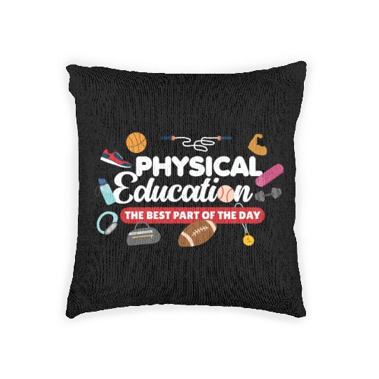 Physical Teacher Phys Ed Physical Education Woven Pillows