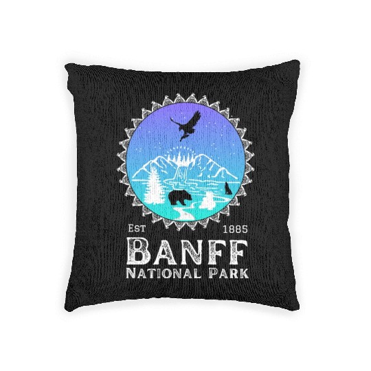 Banff National Park Woven Pillows