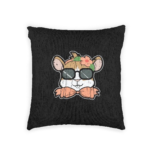 Guinea Pig Mom - animal lover Woven Pillows