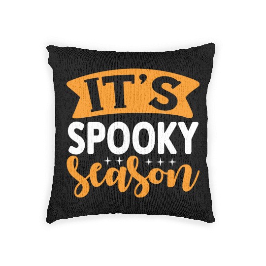 It's Spooky Season Woven Pillows