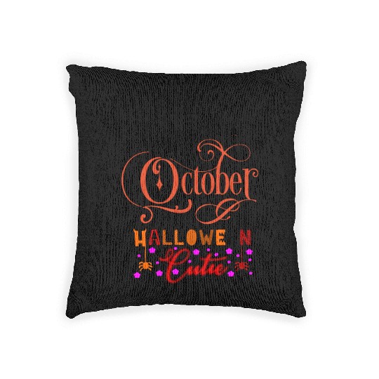 Happy Halloween Woven Pillows