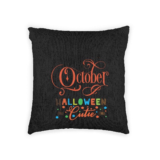 Happy Halloween Woven Pillows