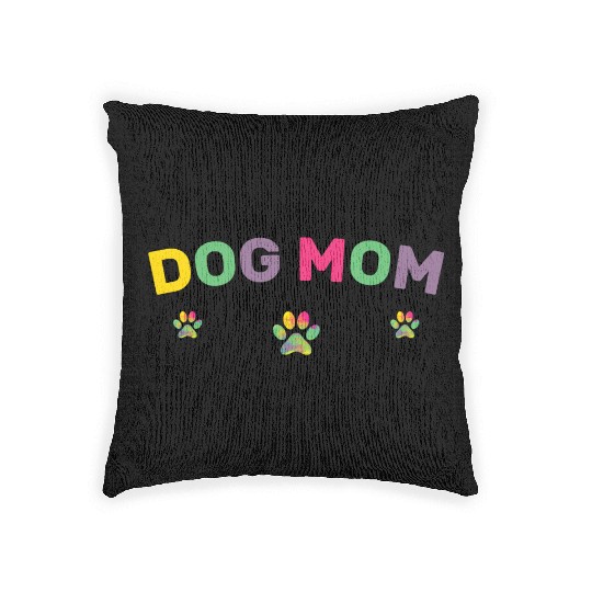 Dog Mom gift Woven Pillows