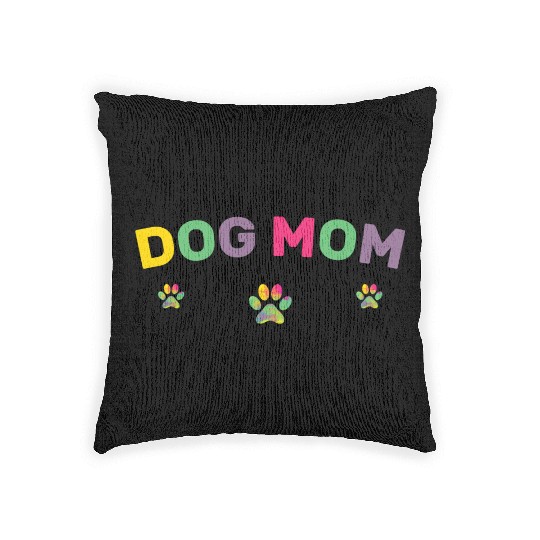 Dog Mom gift Woven Pillows