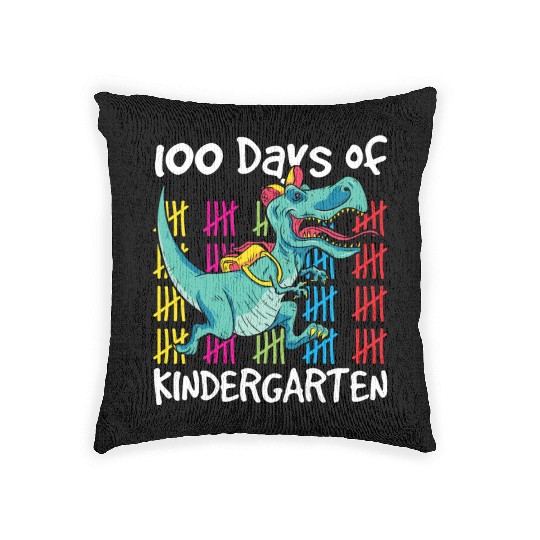 100 Days Of Kindergarten Sweet Cute Sayings Team Woven Pillows