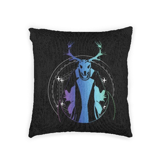 Wendigo Folk Creature Forest Devil Cryptid Woven Pillows
