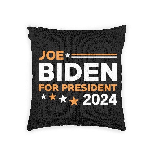 Joe Biden For President 2024 Woven Pillows