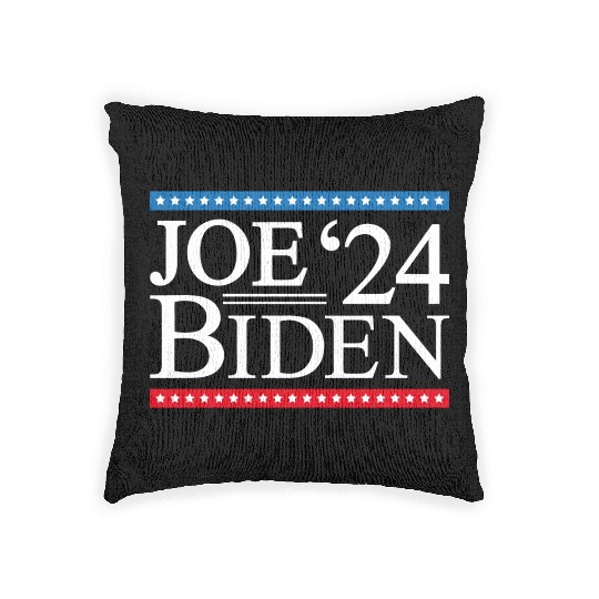 Joe Biden 2024 Woven Pillows