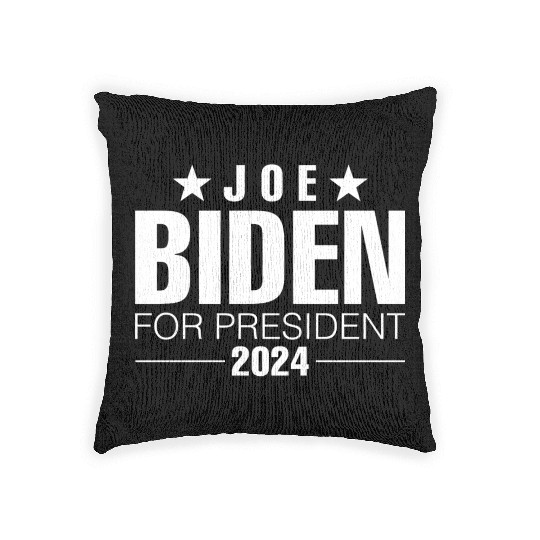 Joe Biden For President 2024 Woven Pillows