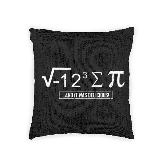 Hilarious Pies Calculations Computation Math Woven Pillows