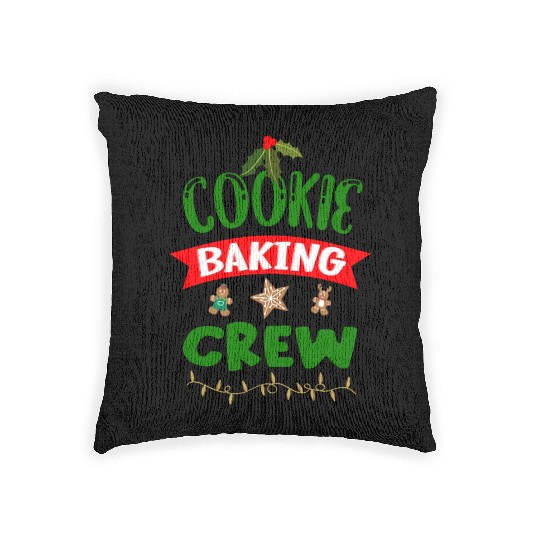Cookie Baking Crew Woven Pillows