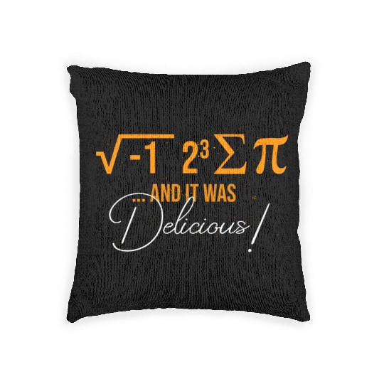 Hilarious Pies Calculations Computation Math Woven Pillows