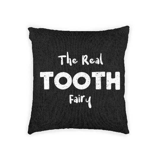 The Real Tooth Fairy - Halloween Woven Pillows