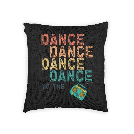 Dance To The Radio Woven Pillows