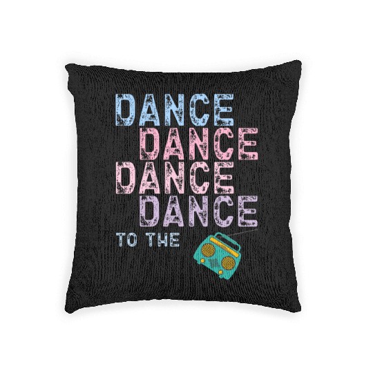 Dance To The Radio Woven Pillows
