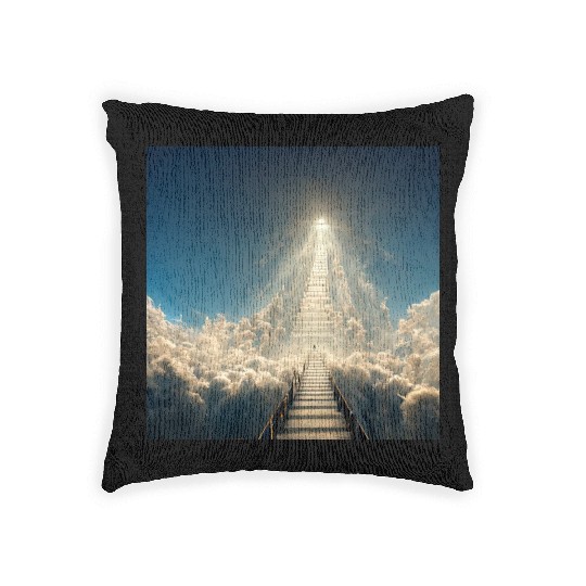 STAIRWAY TO HEAVEN Woven Pillows