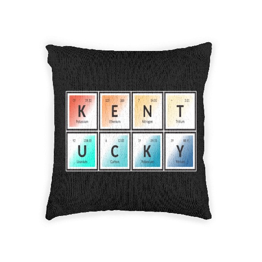 Elements of Kentucky Woven Pillows