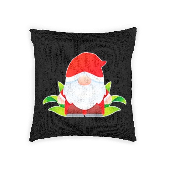 Christmas Cute Gnomes Woven Pillows
