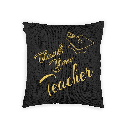 Thank You Teacher Woven Pillows