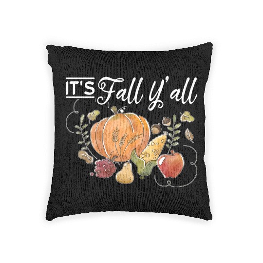 Women Fall Lover Pumpkin Autumn Woven Pillows